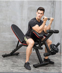 Multifunctional Incline/Decline Bench with Leg Press and Bicep Workout