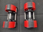 Adjustable dumbbells (Iron made) 5 to 45 LB