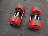 Adjustable dumbbells (Iron made) 5 to 45 LB