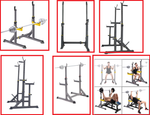 Adjustable Power Squat Rack