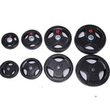 Tri Grip Virgin Rubber Coated Weight Plates (230 LB Set)